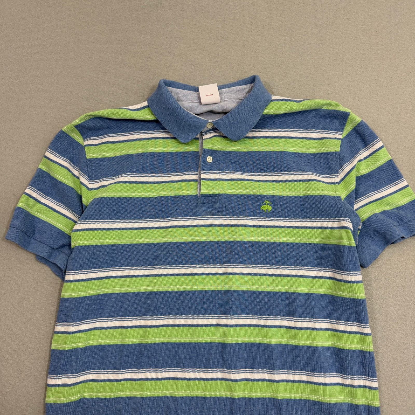 Brooks Brothers Brooks Brothers Polo Shirt Mens Large Green Blue Collared Size US L / EU 52-54 / 3 - 2 Thumbnail