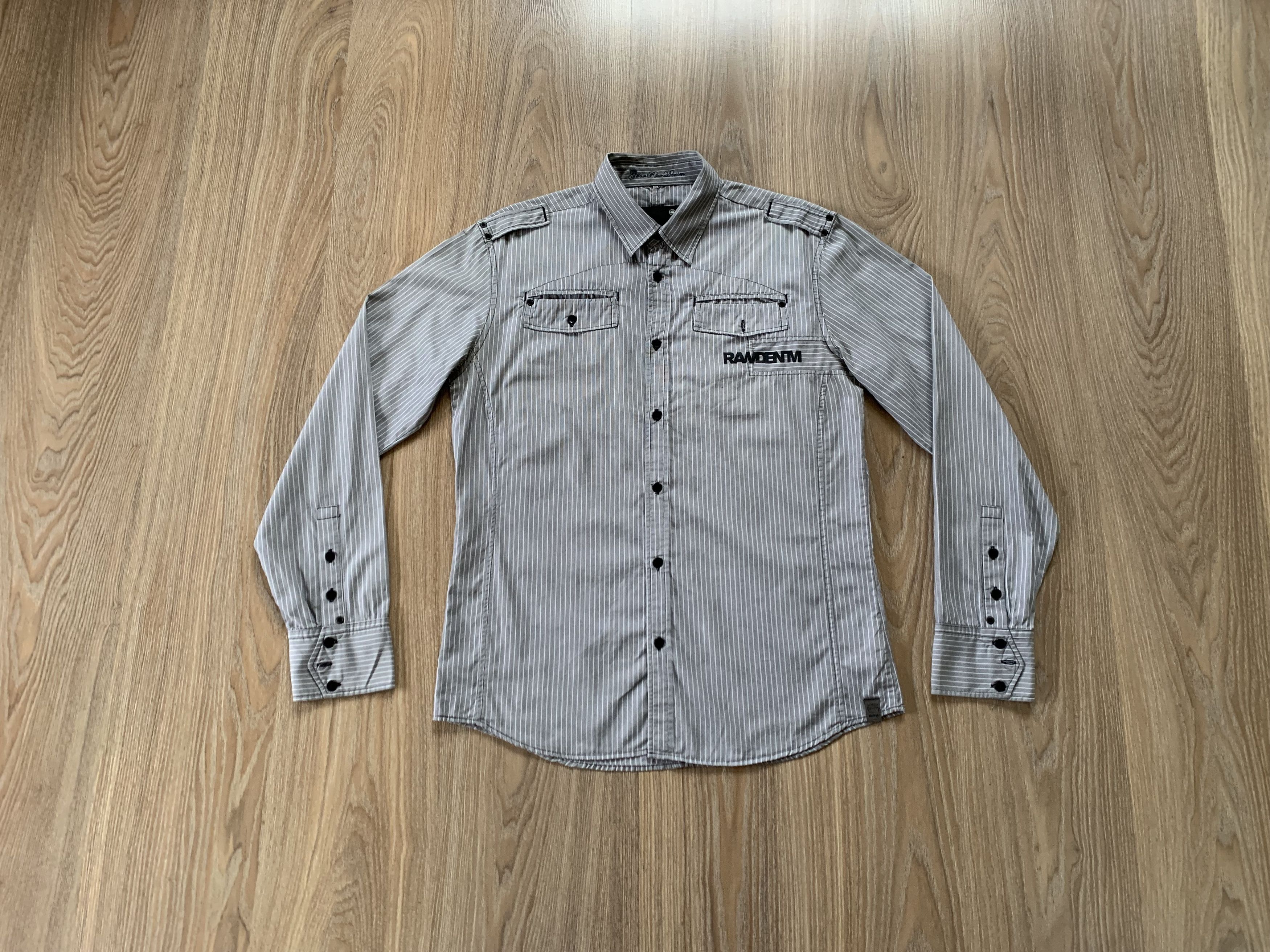 G-Star × Vintage Vintage G-Star Raw Prime Concept Stripe Shirt Size US L / EU 52-54 / 3 - 1 Thumbnail