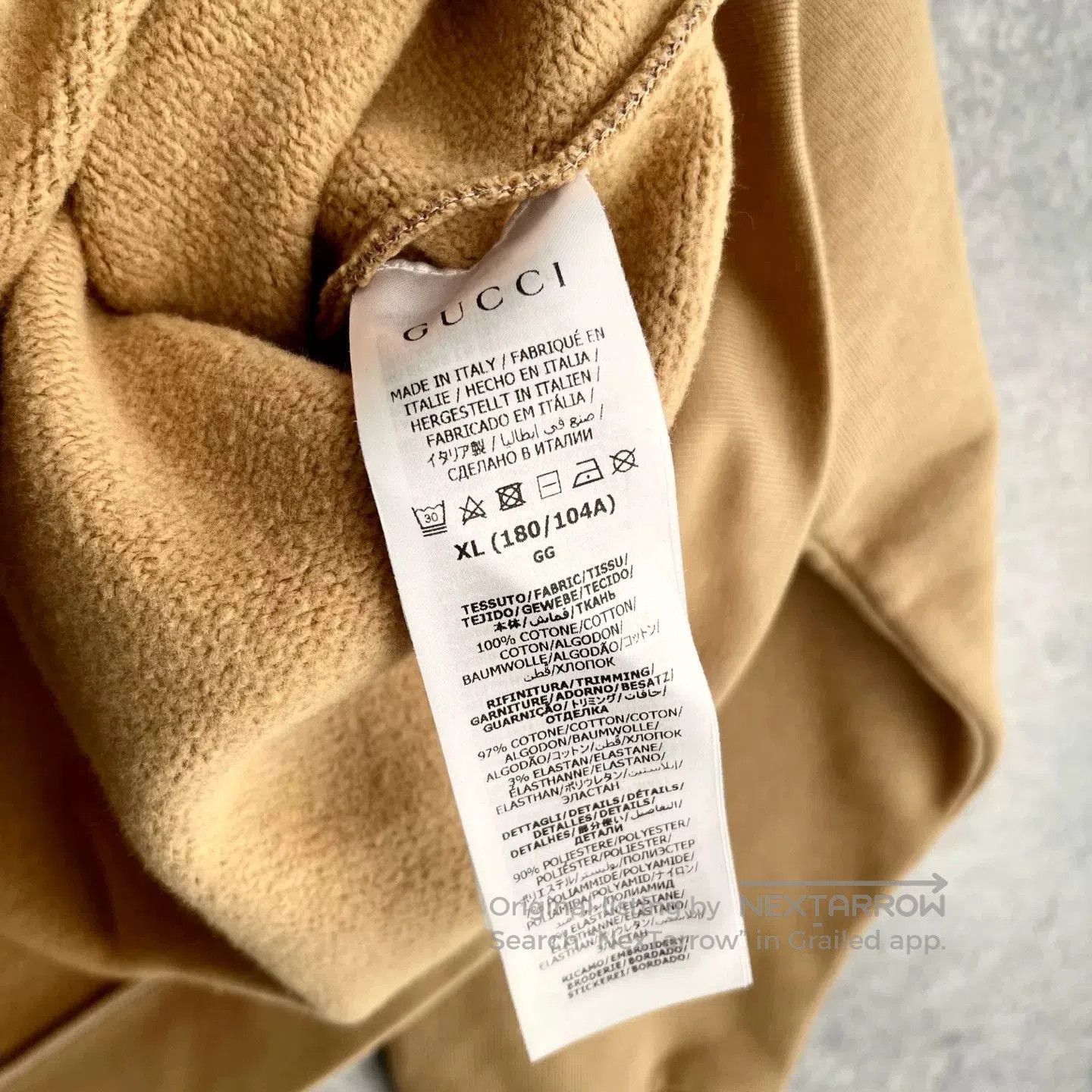 Gucci Gucci Camel Cotton Red. Size US XL / EU 56 / 4 - 5 Thumbnail