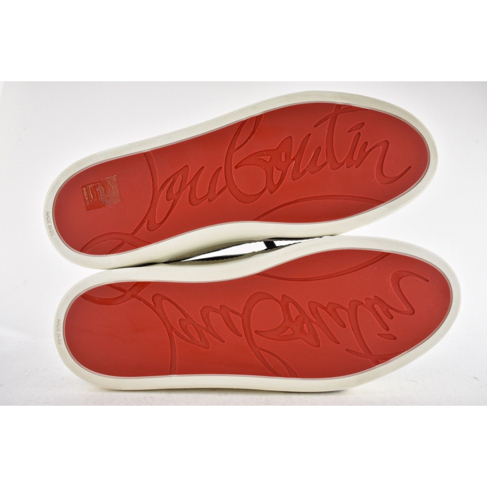 Christian Louboutin Christian Louboutin Aurelien Flat Black White Sneaker 44 11 Size US 11 / EU 44 - 12 Thumbnail