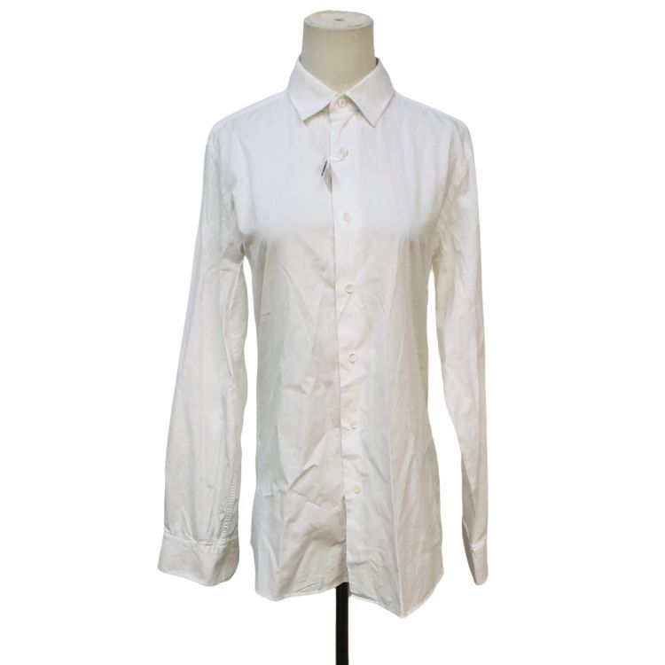 Valentino Valentino White Button Up Shirt Size M Size US M / EU 48-50 / 2 - 1 Thumbnail