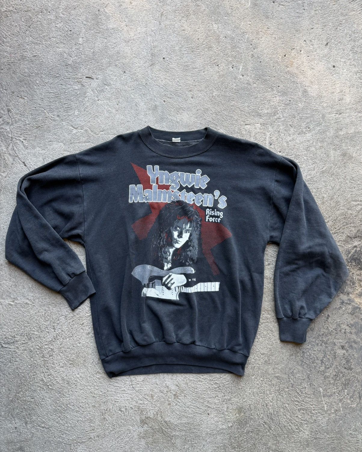 Band Tees Yngwie Malmsteen Rising Force Vintage 80s | Size XL Size US XL / EU 56 / 4 - 4 Thumbnail