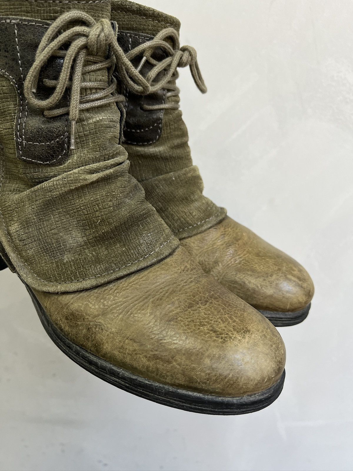 A.S.98 Leather Ankle Boots Vintage Ann demeulemeeste style 90s Size US 8 / EU 41 - 5 Thumbnail