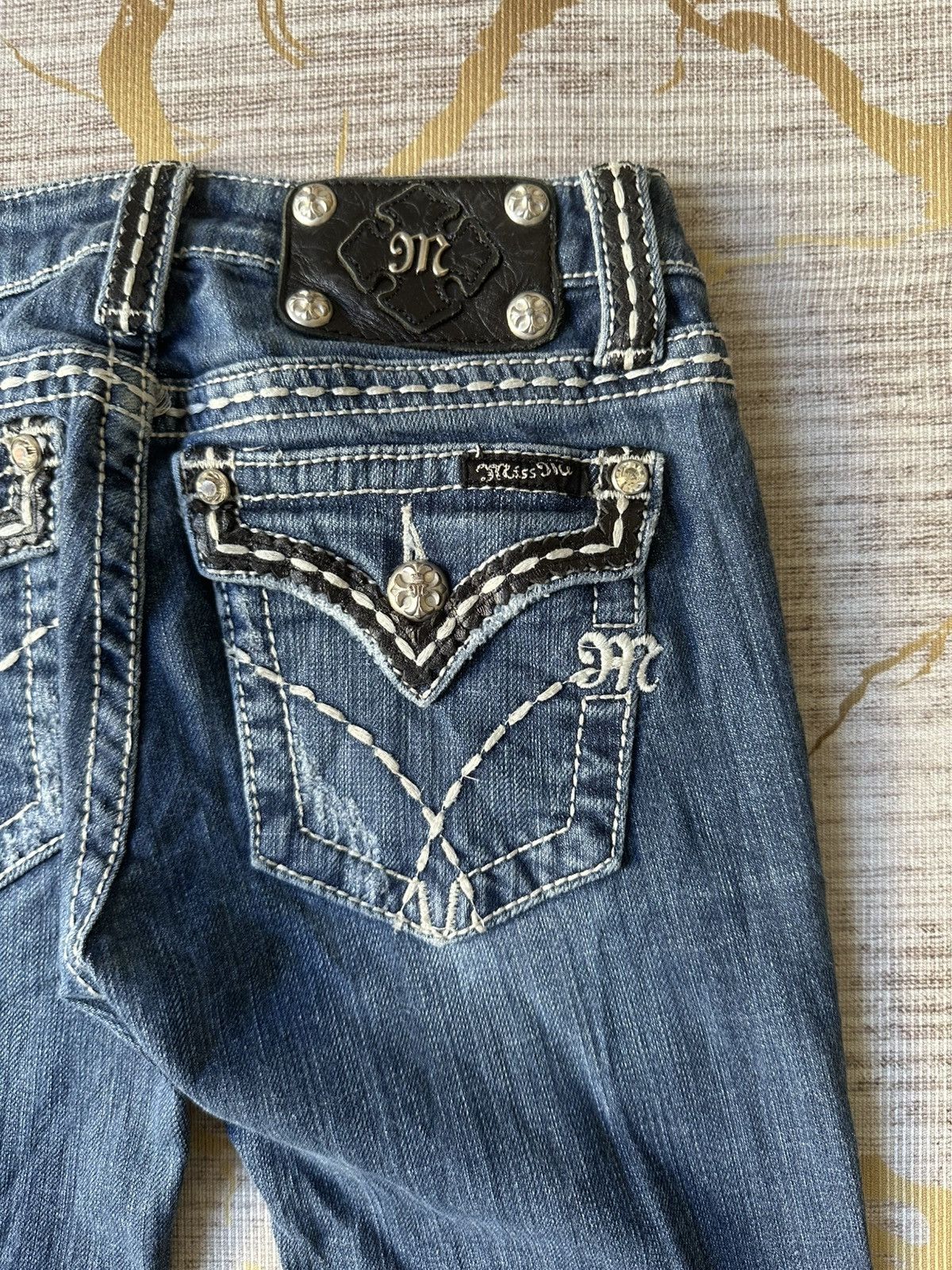 Miss Me FLARE Miss Me Distressed Boot Jeans Size 25" / US 0 / IT 36 - 18 Thumbnail