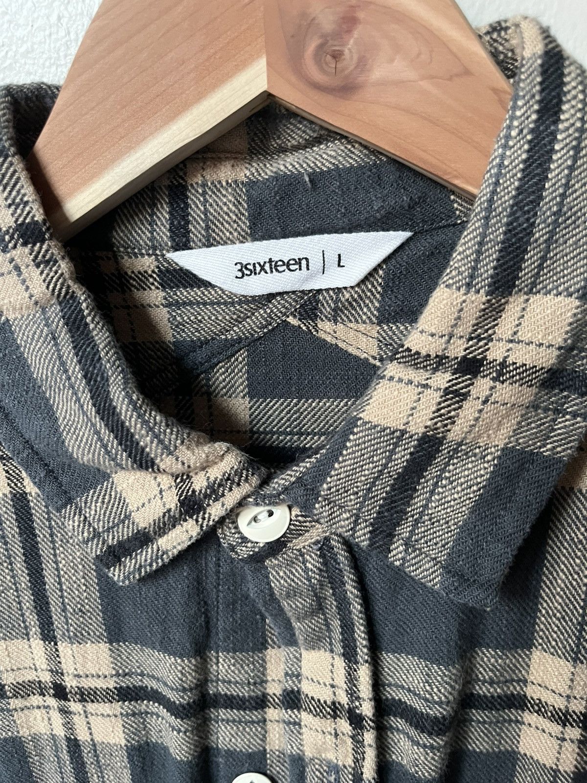 3sixteen Crosscut Flannel Shirt Size US L / EU 52-54 / 3 - 3 Thumbnail