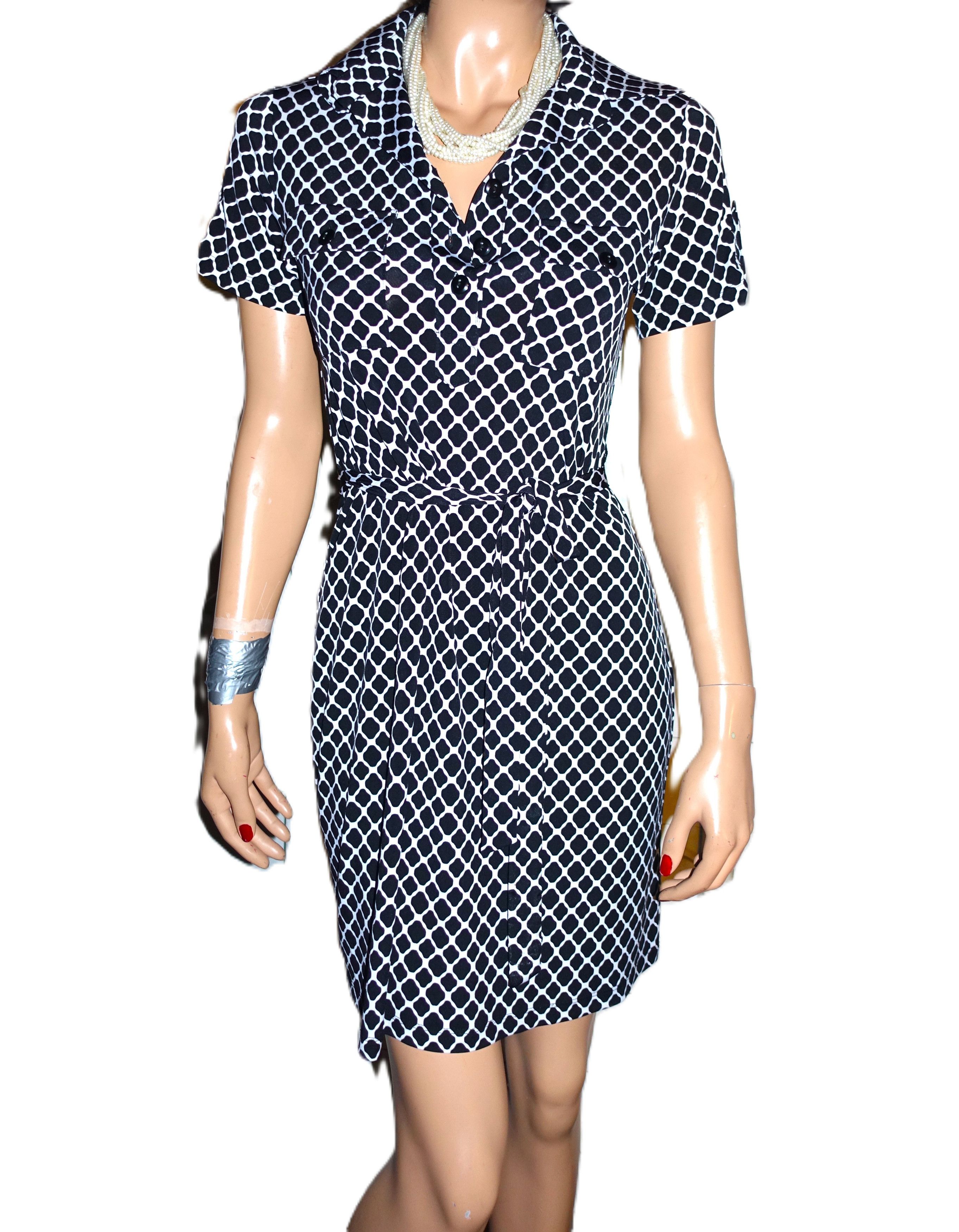 Other EnFocus Studio Black White Shirt Dress 6 Size M / US 6-8 / IT 42-44 - 7 Thumbnail