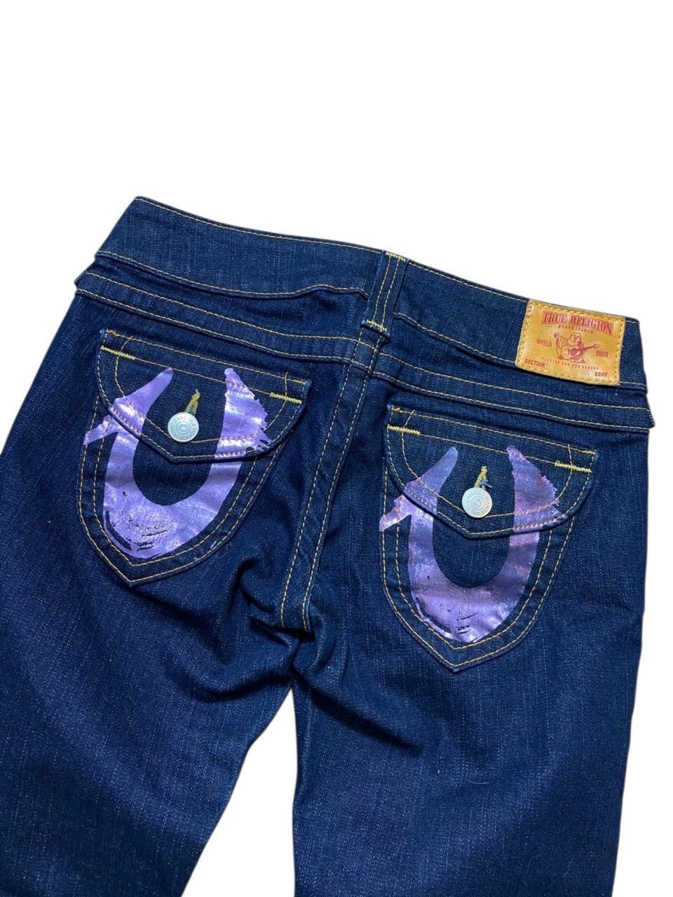 True Religion RARE‼️ Vintage True Religion Bootcut Flared Jeans Lgb Style Size US 28 / EU 44 - 2 Thumbnail