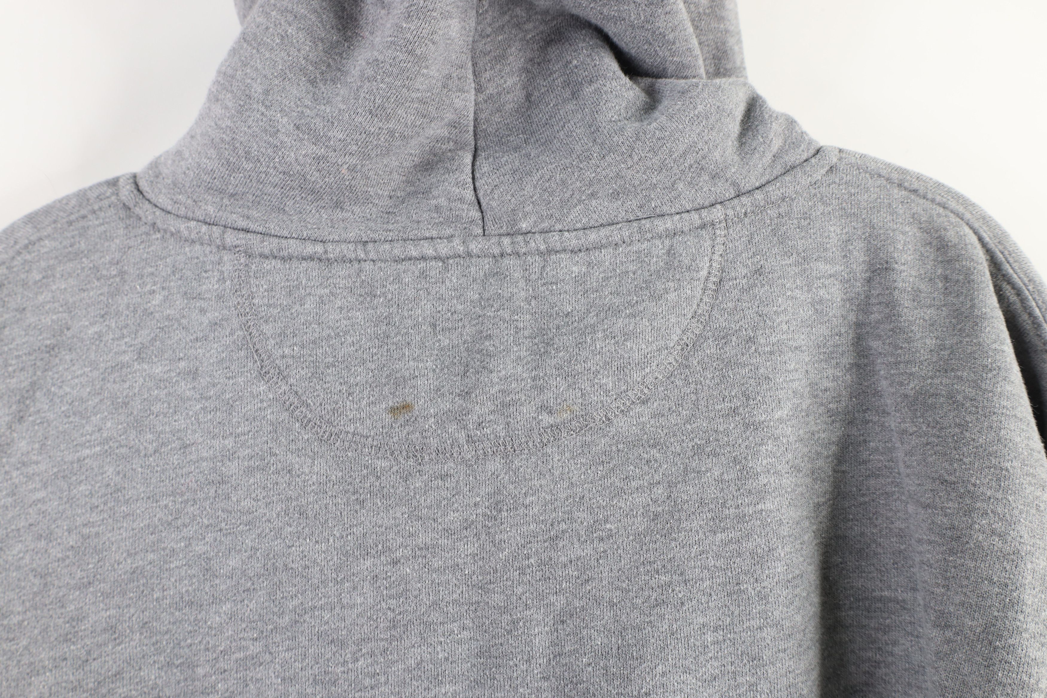 Jansport × Vintage Vintage 90s Spell Out Notre Dame University Hoodie Gray Size US L / EU 52-54 / 3 - 6 Thumbnail