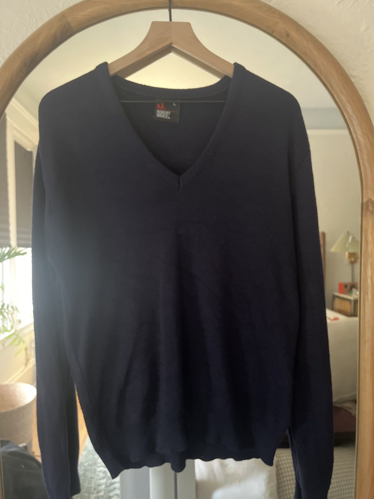 Robert Bruce Vintage Navy Robert Bruce Sweater Size US L / EU 52-54 / 3 - 1 Thumbnail