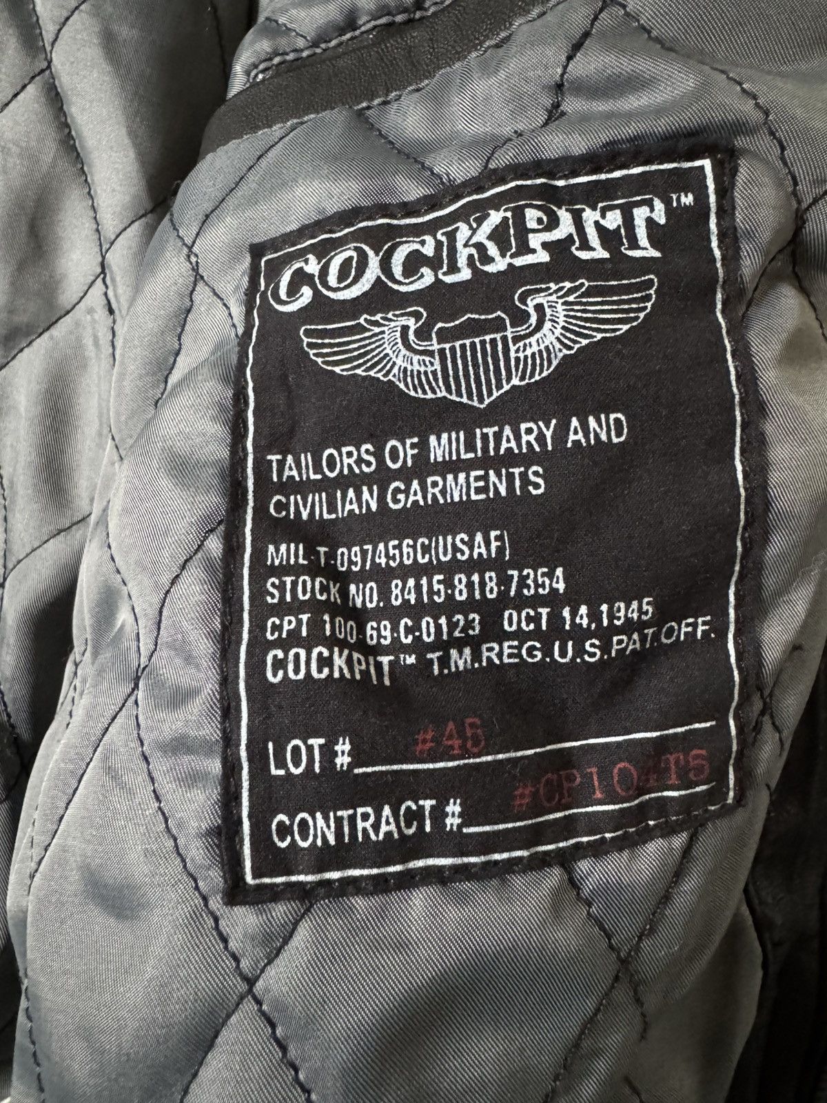 Cockpit USA Cockpit Usa Leather Jacket Size US L / EU 52-54 / 3 - 9 Thumbnail