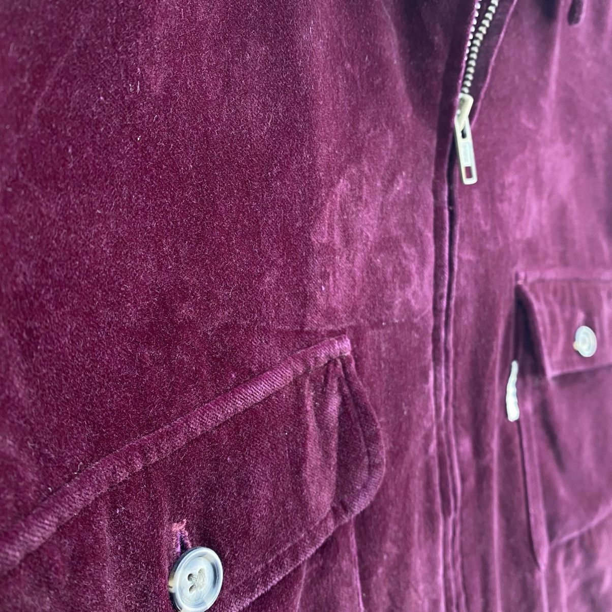 Beverly Hills Polo Club Vintage Beverly Hills Club Velvet Flannel Zipper Jacket Size US M / EU 48-50 / 2 - 12 Thumbnail