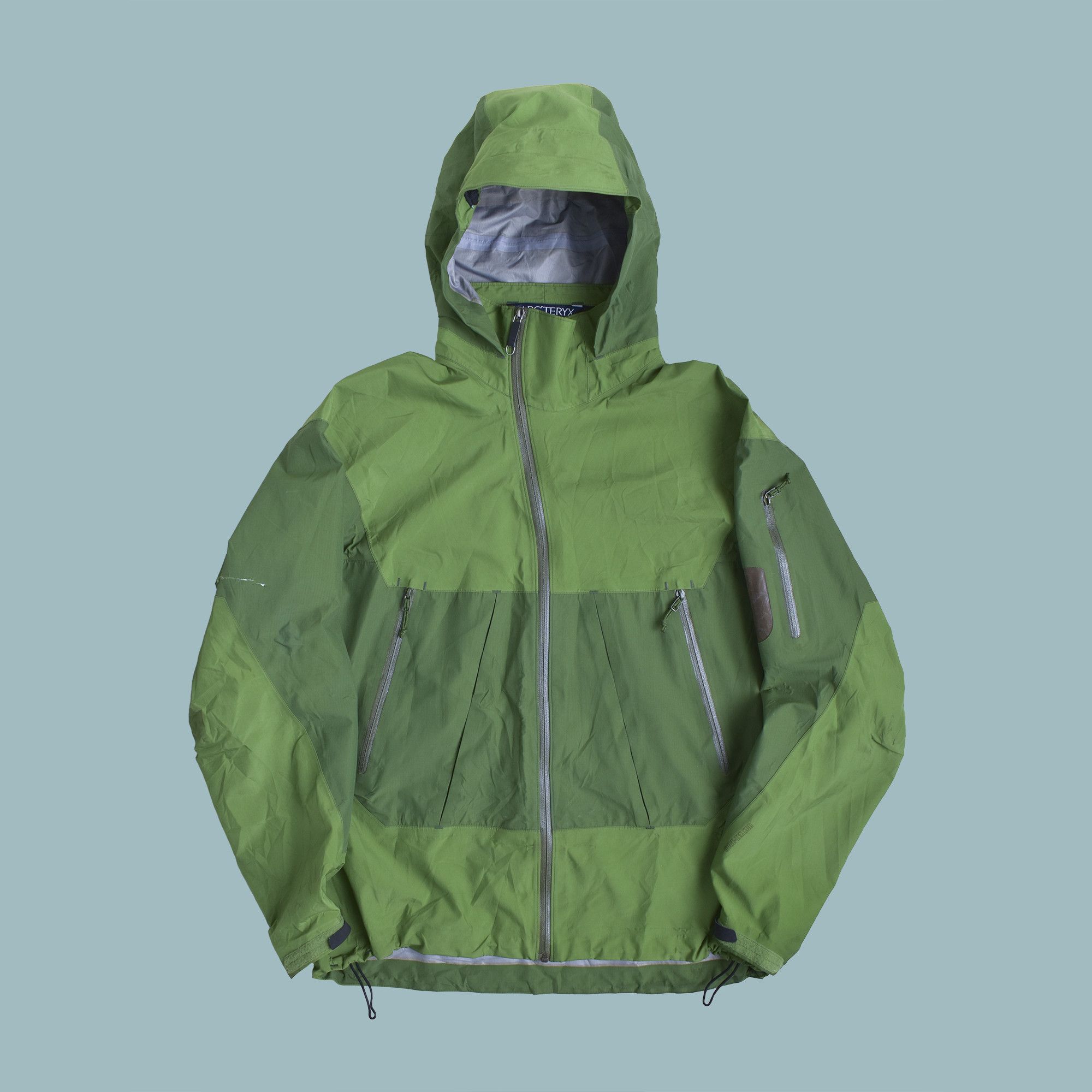 image of Arcteryx Arc'teryx Sidewinder Tr Shell Jacket Kermit Grn Goretex Xcr in Green, Men's (Size XL)