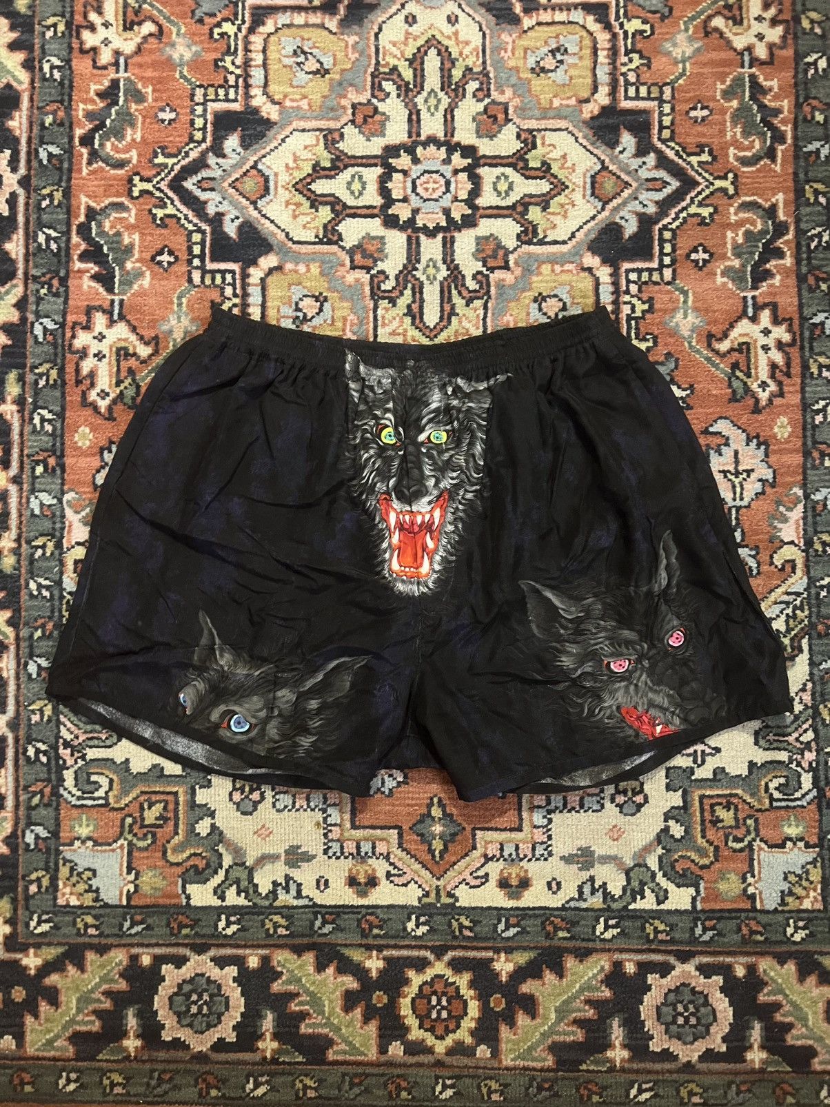 Yohji Yamamoto Yohji Yamamoto Pour Homme AW09 Cerberus Silk Shorts Size US 32 / EU 48 - 1 Thumbnail