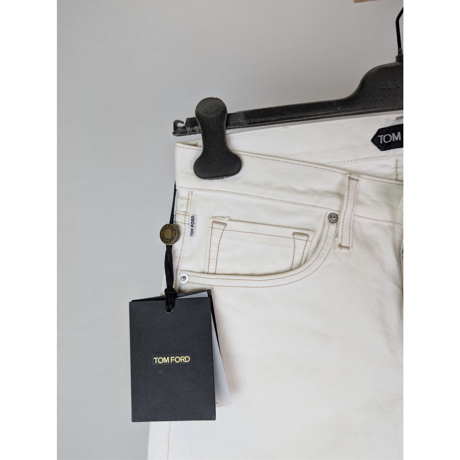 Tom Ford o1rshd1 Slim Jeans in White 30 Size US 30 / EU 46 - 5 Thumbnail