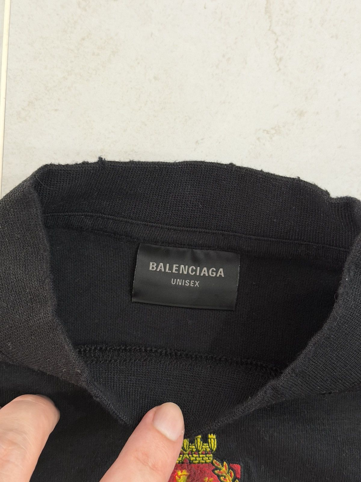 Balenciaga Balenciaga Graffiti Tshirt Black Sz.1 Oversized Size US S / EU 44-46 / 1 - 4 Thumbnail