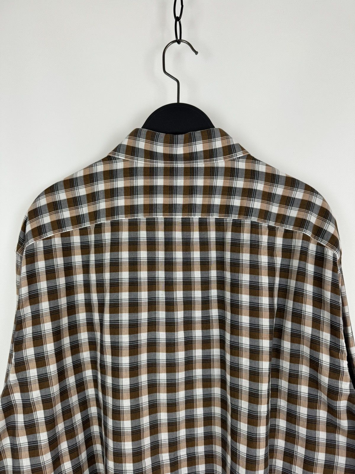 Brioni Brioni Check Buttons Shirt Size US XXL / EU 58 / 5 - 11 Thumbnail
