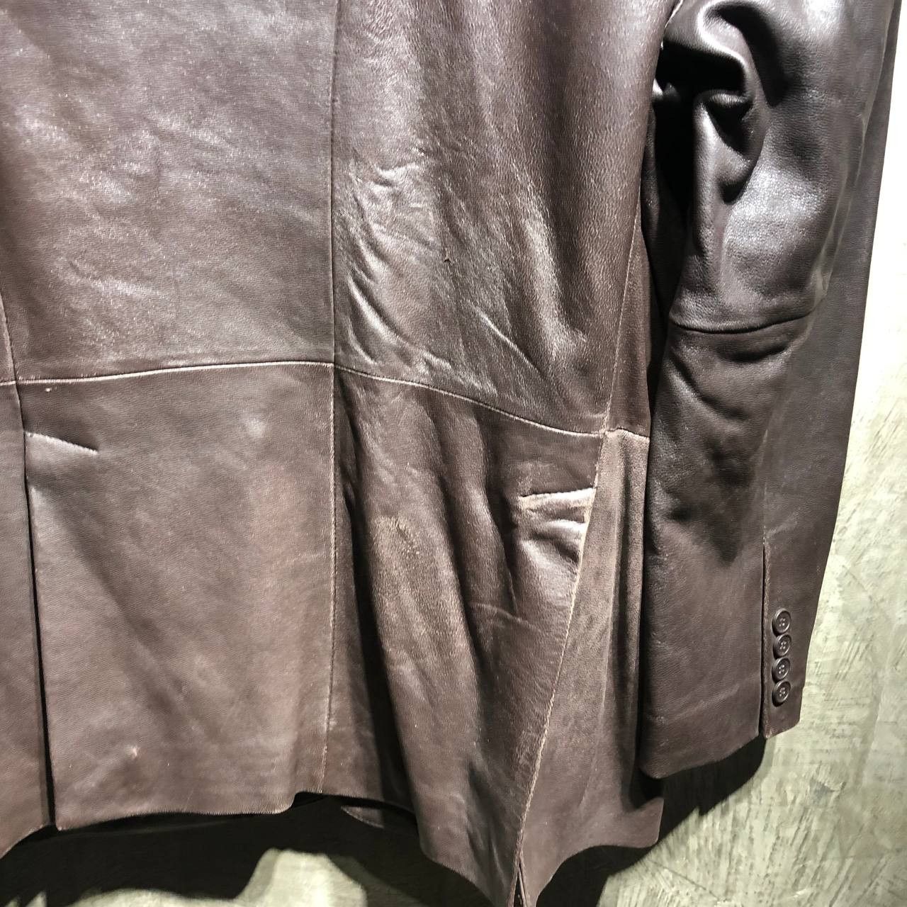 Balenciaga Balenciaga Nicholas Ghesquire Leather Blazer Size US M / EU 48-50 / 2 - 13 Thumbnail