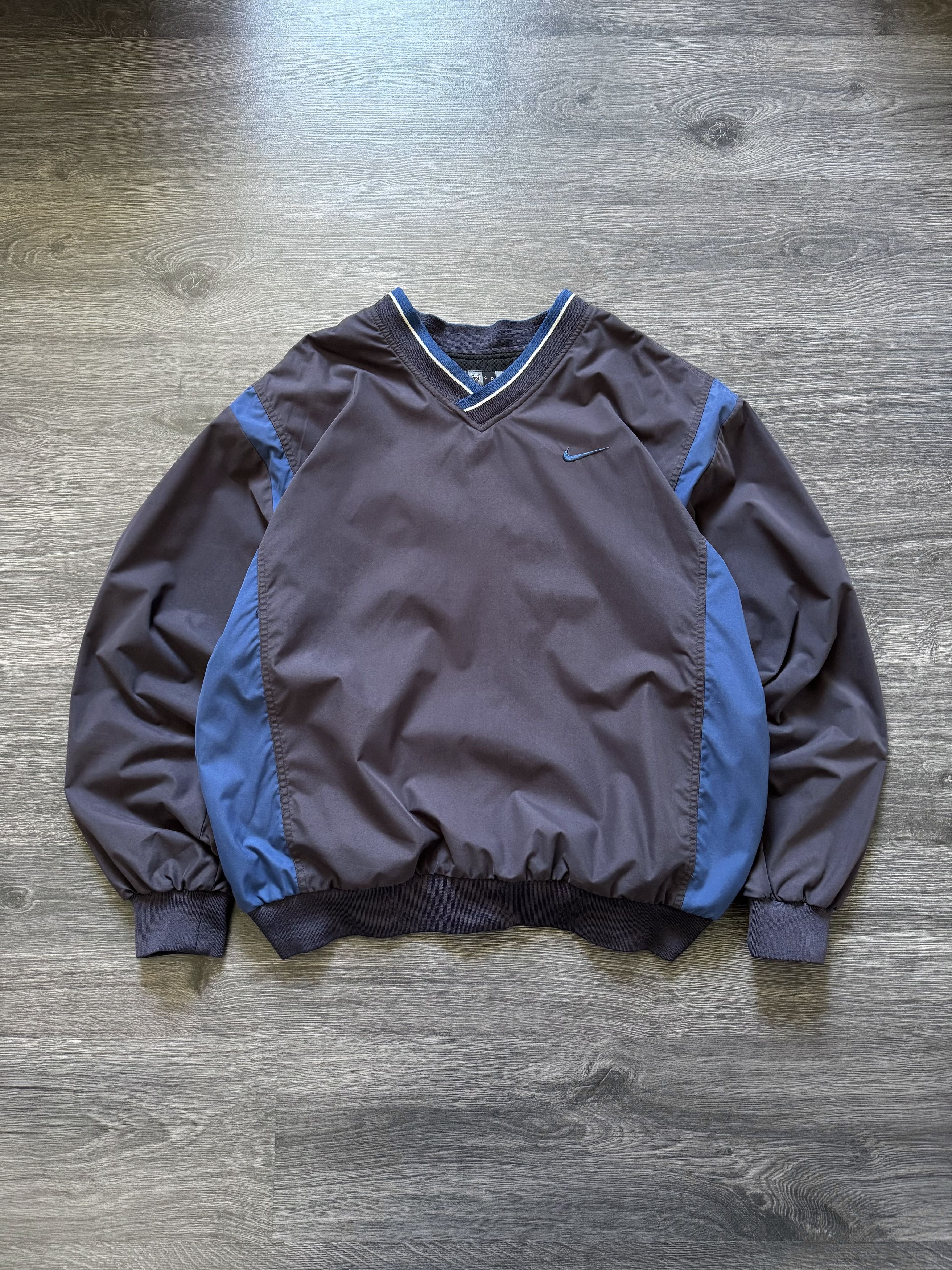 NIKE GOLF】00s Y2K ナイロンベスト 刺繍ロゴ L プルオーバー 90s 00s