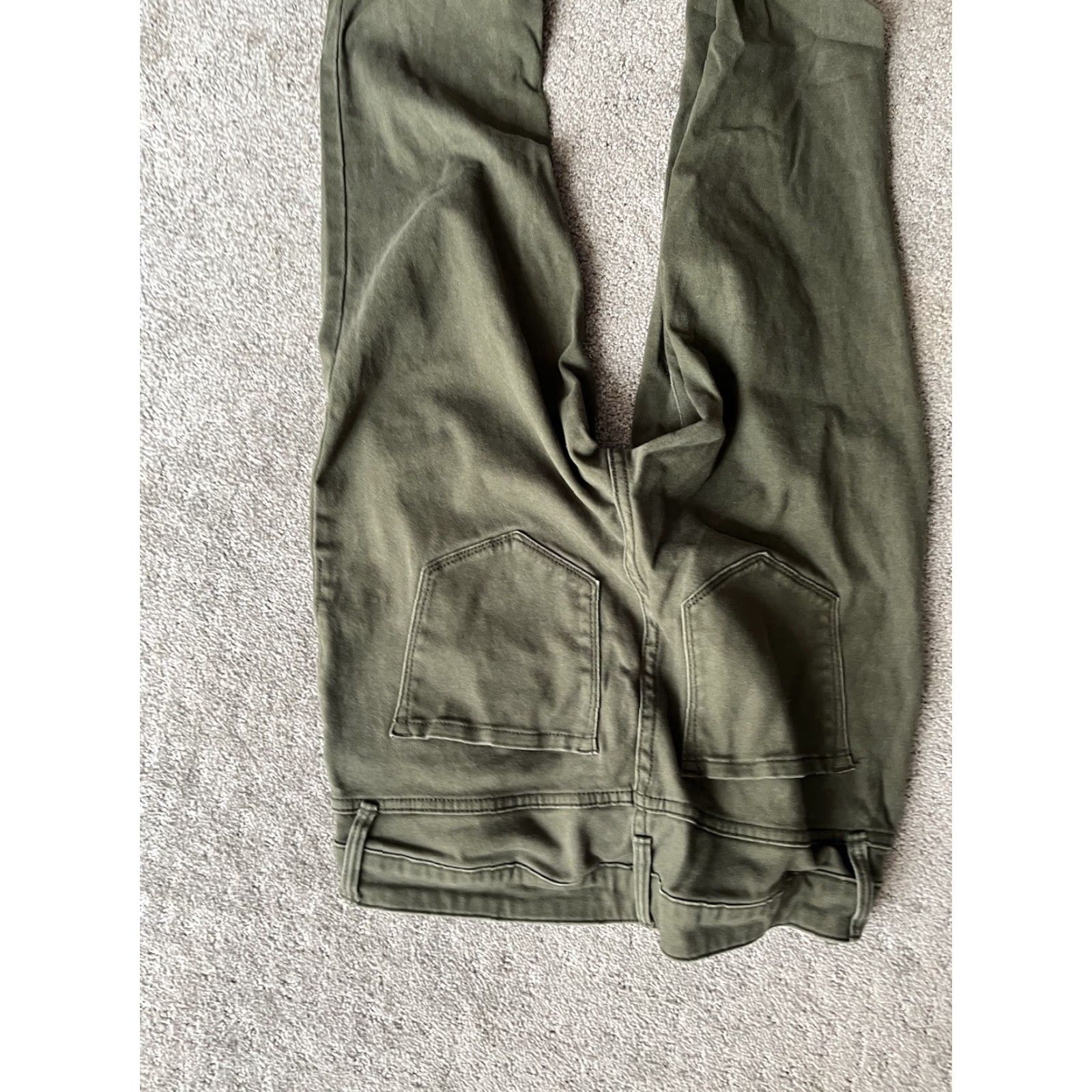 Old Navy Old Navy Jeans Womens Size 8P Mid Rise Rockstar Skinny Green Denim Cotton Spandex Slim Petites 26.5 in Inseam Jeans Size 30" / US 8 / IT 44 - 4 Thumbnail