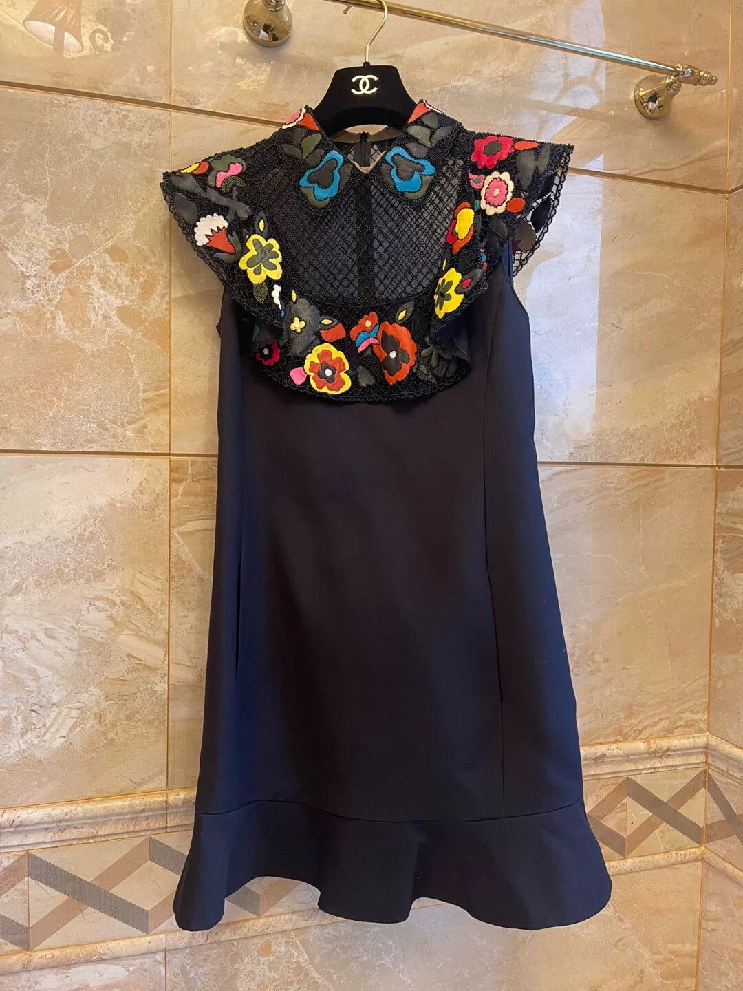Valentino Valentino Embellished Mermaid Dress Size US XL / EU 56 / 4 - 1 Thumbnail