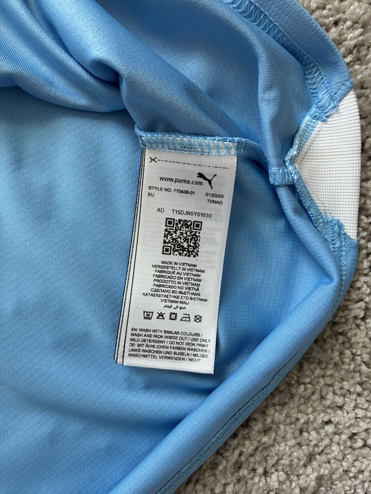 Puma 2023/2024 Manchester City Home Kit Size US M / EU 48-50 / 2 - 7 Thumbnail