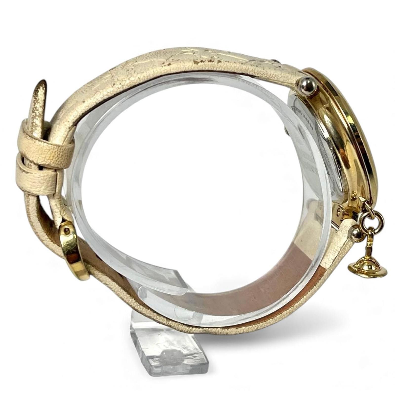 Vivienne Westwood Vivienne Westwood - Women's Gold Tone Watch with Charm Size ONE SIZE - 5 Thumbnail
