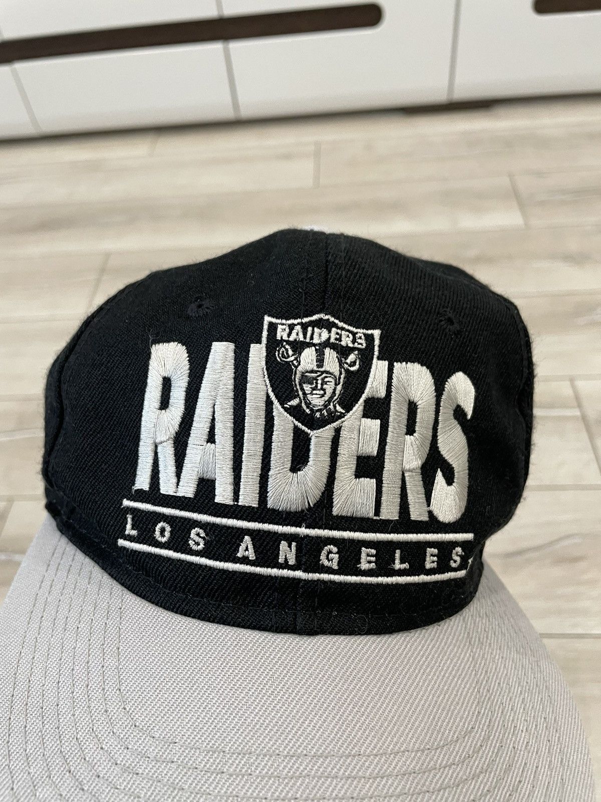NFL × Vintage Los Angeles Raiders Snapback Hat Cap NFL Vintage Korea Size ONE SIZE - 6 Thumbnail