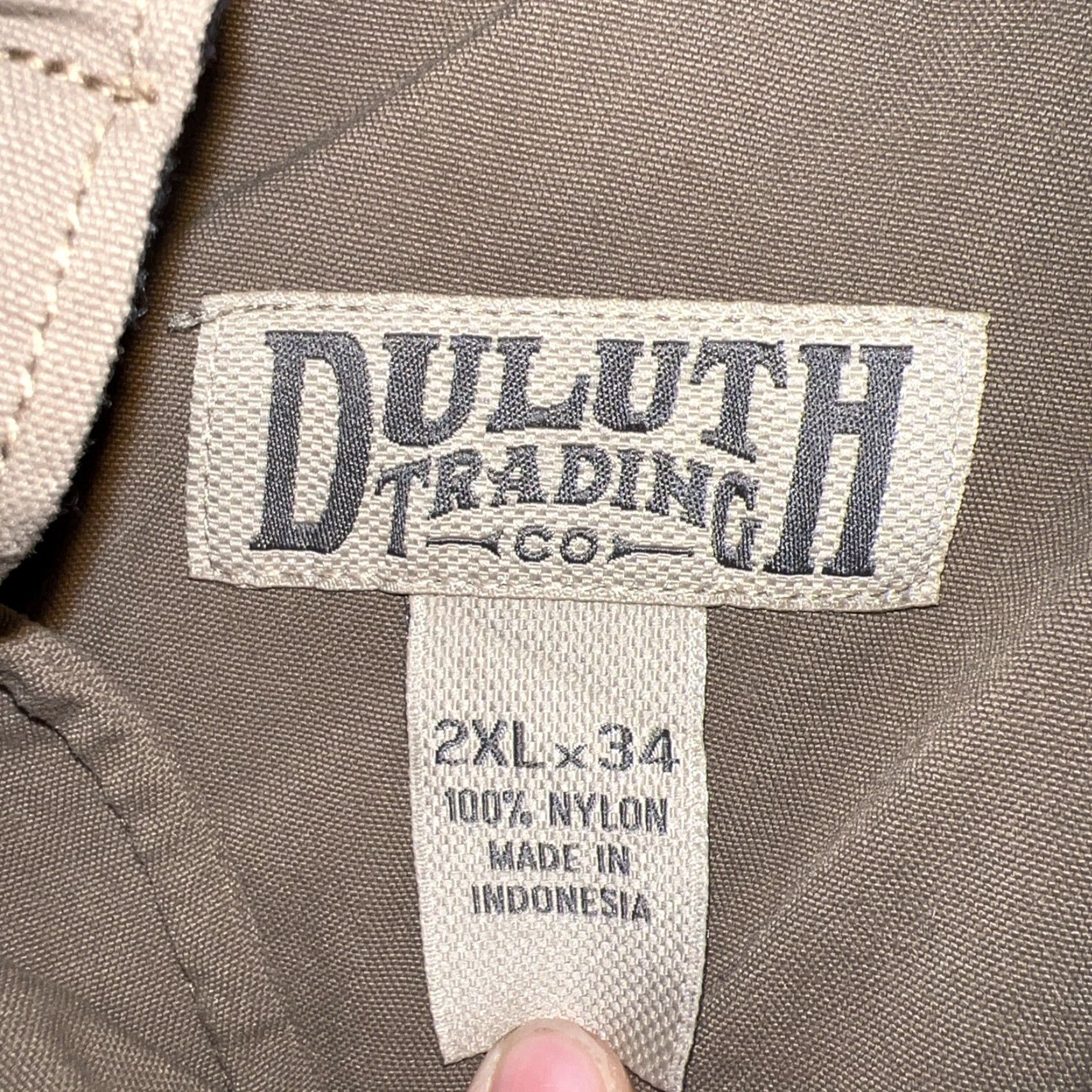 CO Duluth Trading Co Brown NYLON Pants Mens 2XL Inseam 34 Brown NYLON Cargo Pants Mens 2XL 34 Size US 39 - 3 Thumbnail