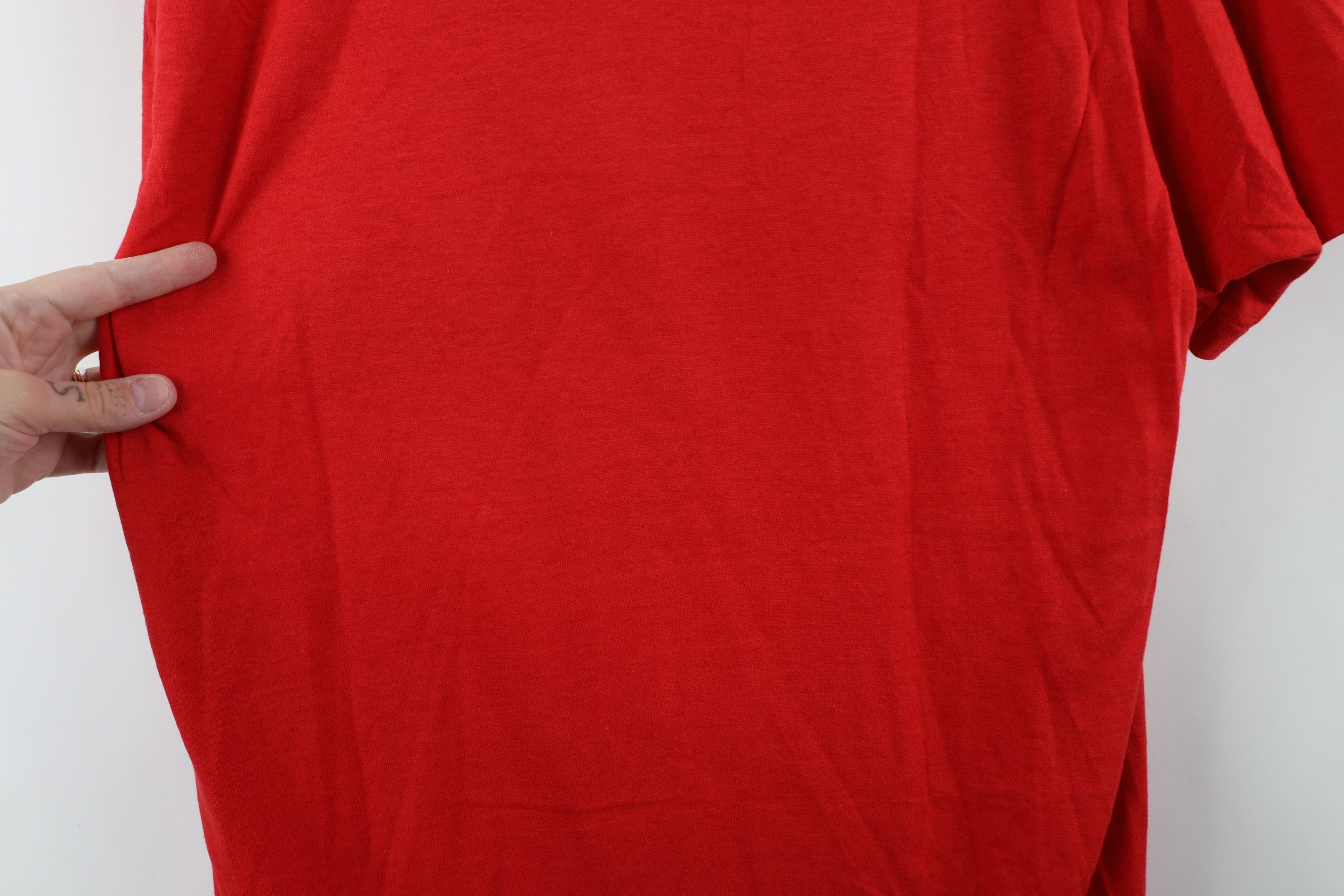 Vintage Vintage 80s Union Local 20 Short Sleeve T-Shirt Red USA Size US L / EU 52-54 / 3 - 10 Thumbnail