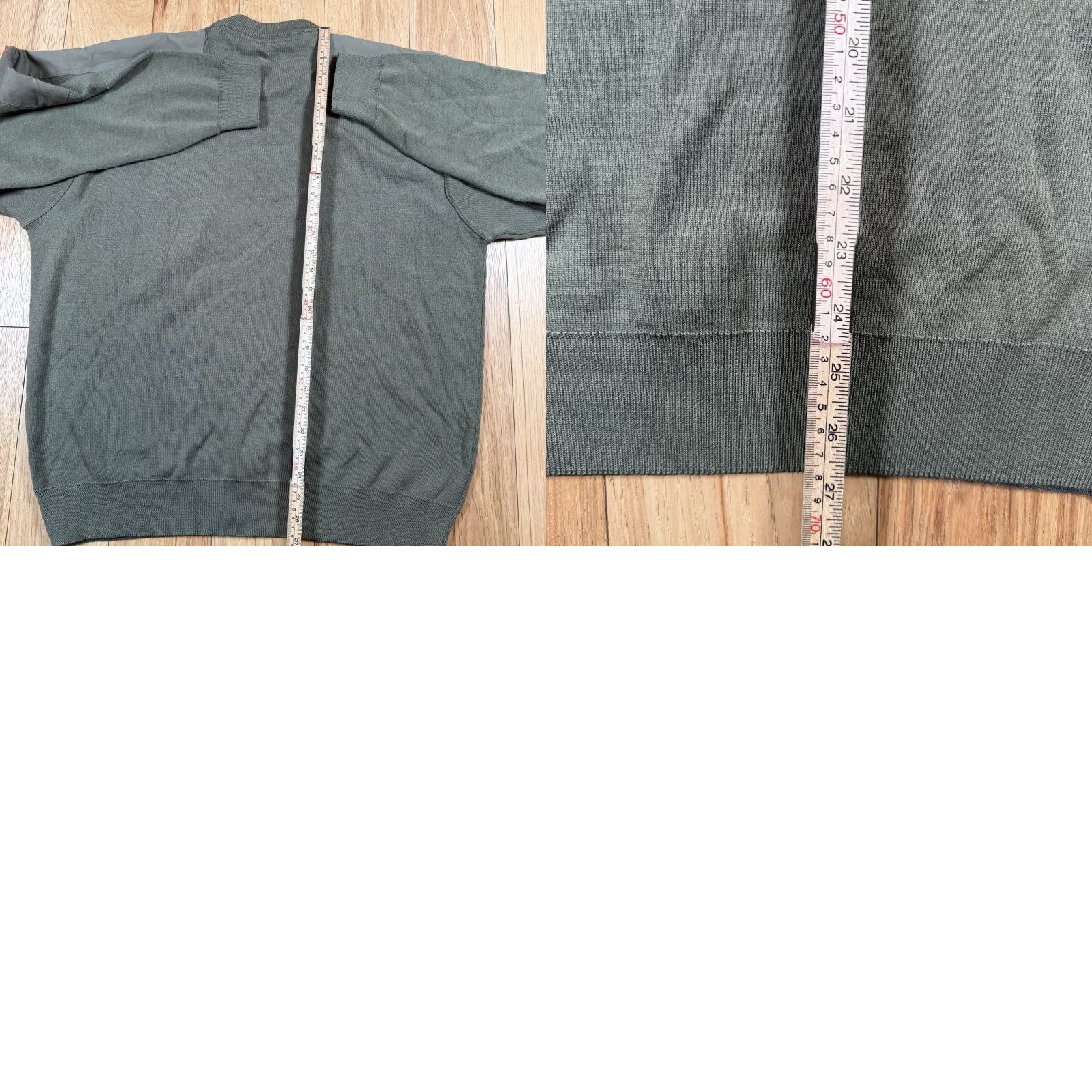 Vintage VINTAGE Castle Of Ireland Wool Blend Sweater Crew Neck Pockets Mens XL Green Size US XL / EU 56 / 4 - 8 Thumbnail