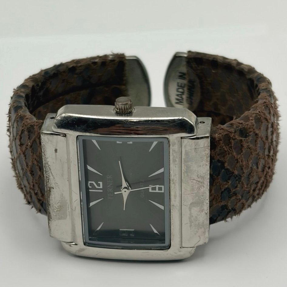 Other Silver & Brown Cuff Watch Size ONE SIZE - 3 Thumbnail