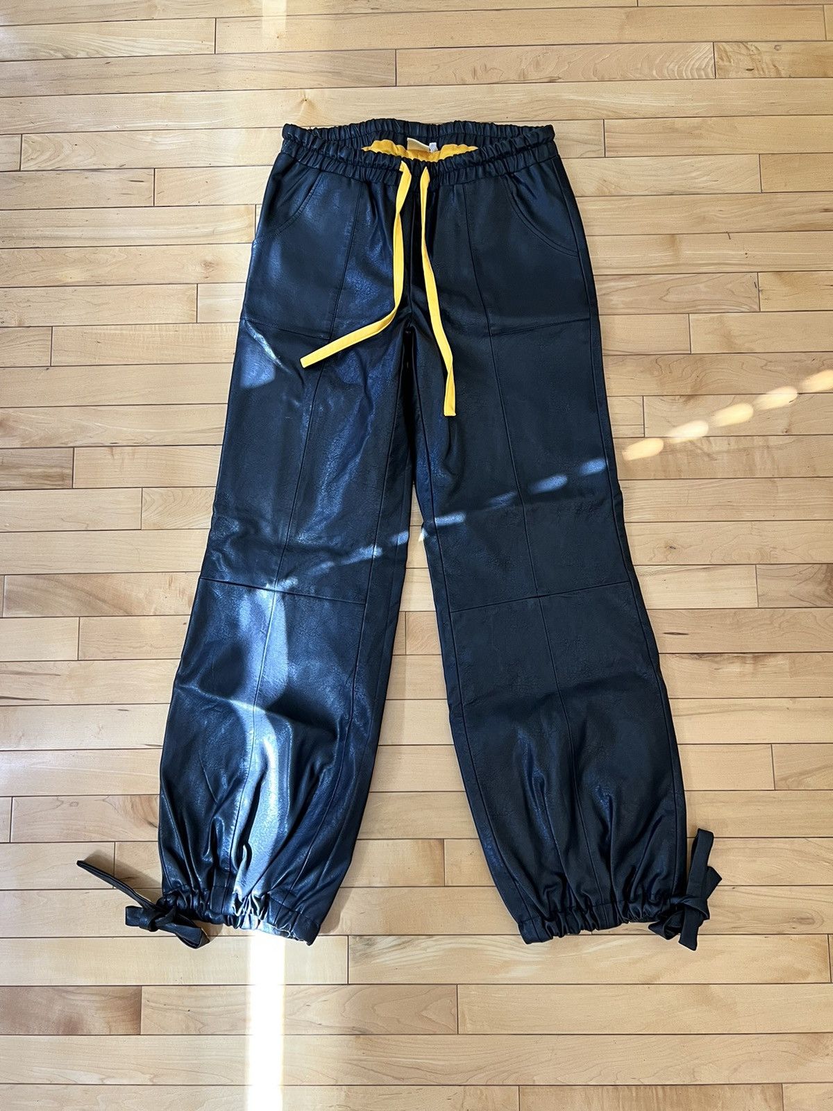 Whensmokeclears WhenSmokeClears Leather pants Size 32 Size US 32 / EU 48 - 1 Thumbnail
