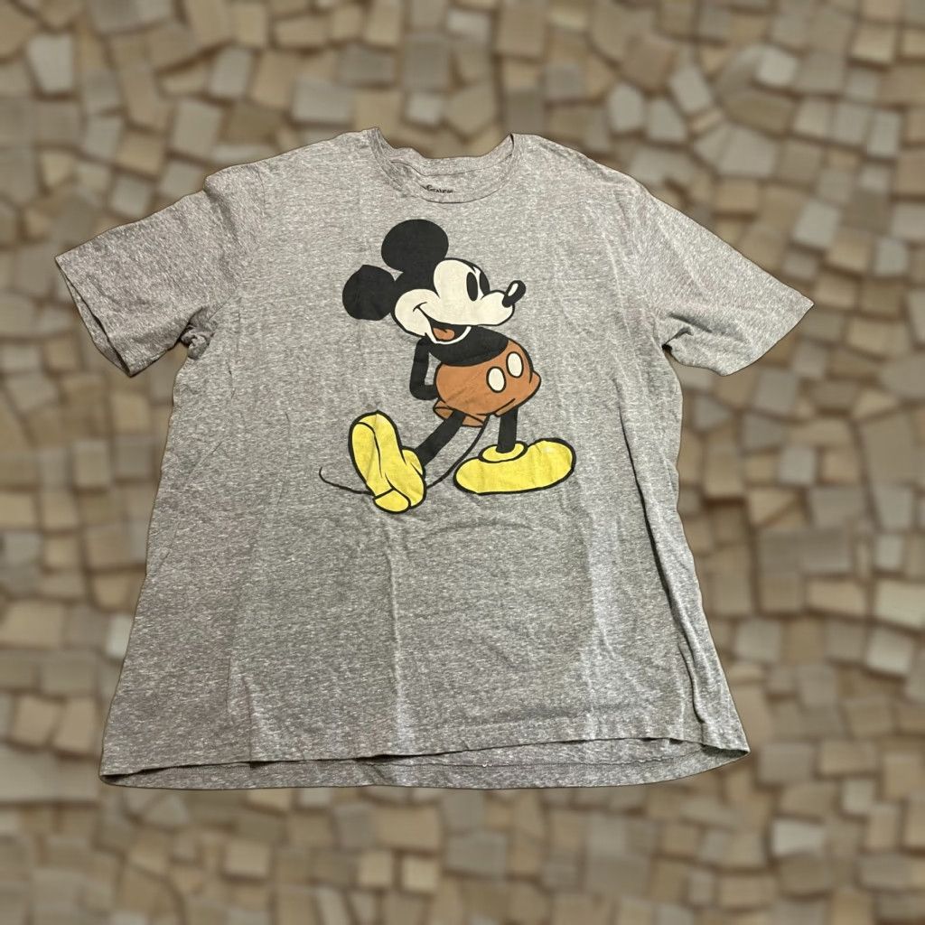 Disney Disney Shirt Men's 3XL Gray Mickey Mouse Short Sleeve Crew Neck T-Shirt Size US XXL / EU 58 / 5 - 1 Thumbnail
