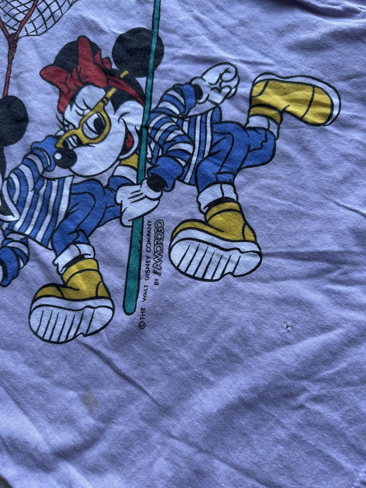 Disney 90s🚨RARE WALD DISNEY MICKEY MOUSE BIG LOGO MADE IN ITALY Size S / US 4 / IT 40 - 4 Thumbnail