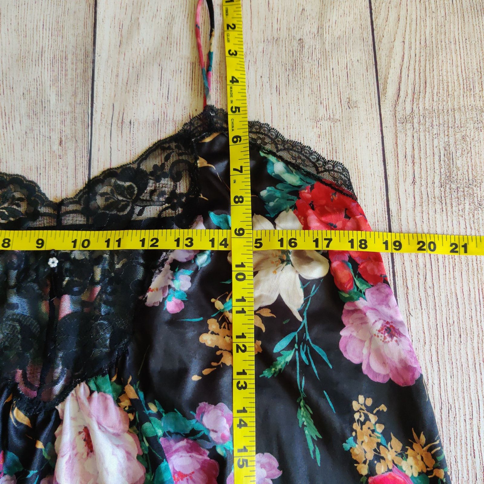 Vintage Vintage Lorraine sexy floral babydoll chemise sz M Size ONE SIZE - 8 Thumbnail