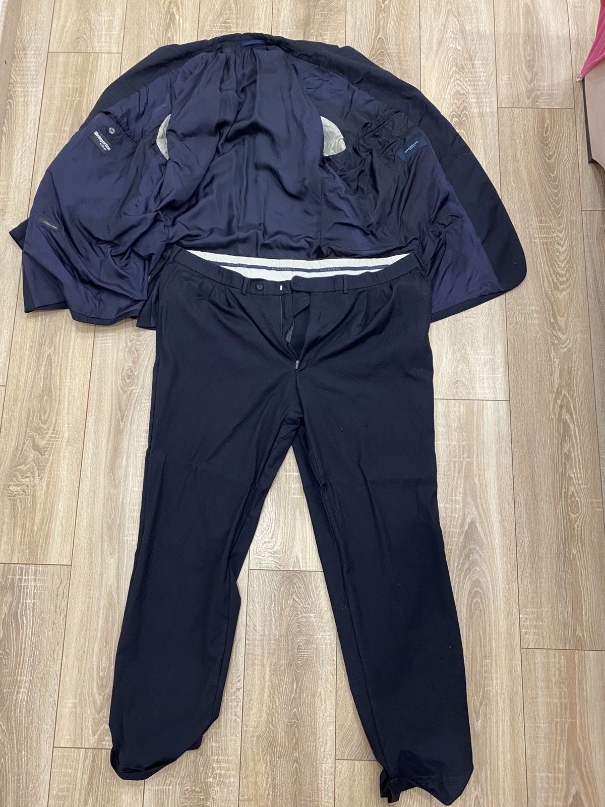 Burberry × Designer × Vintage Vintage Burberry Size 54L - 1 Thumbnail