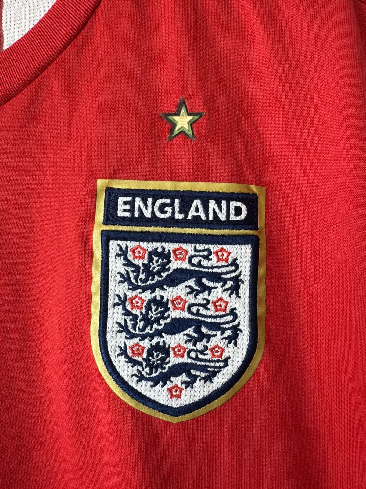 Umbro Rooney #9 England 2006-2007 Vintage Soccer Jersey Football Size US XL / EU 56 / 4 - 10 Thumbnail