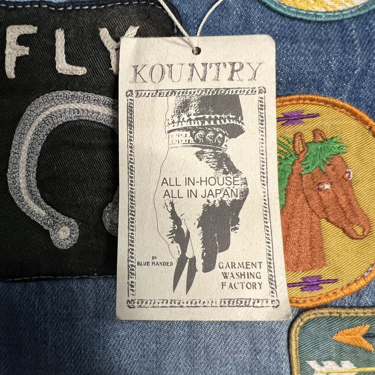 Kapital Kountry Kapital Denim 5P Rat Flare Pants Indigo Processing Size US 30 / EU 46 - 4 Thumbnail
