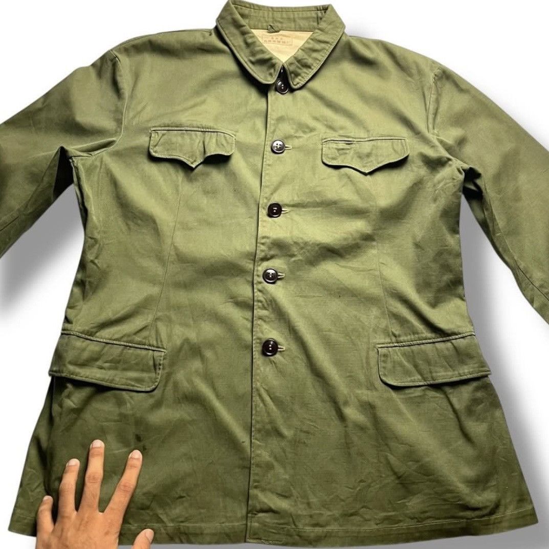 Japanese Brand × Vintage VINTAGE BUTTON UP ARMY JACKET Size US L / EU 52-54 / 3 - 4 Thumbnail