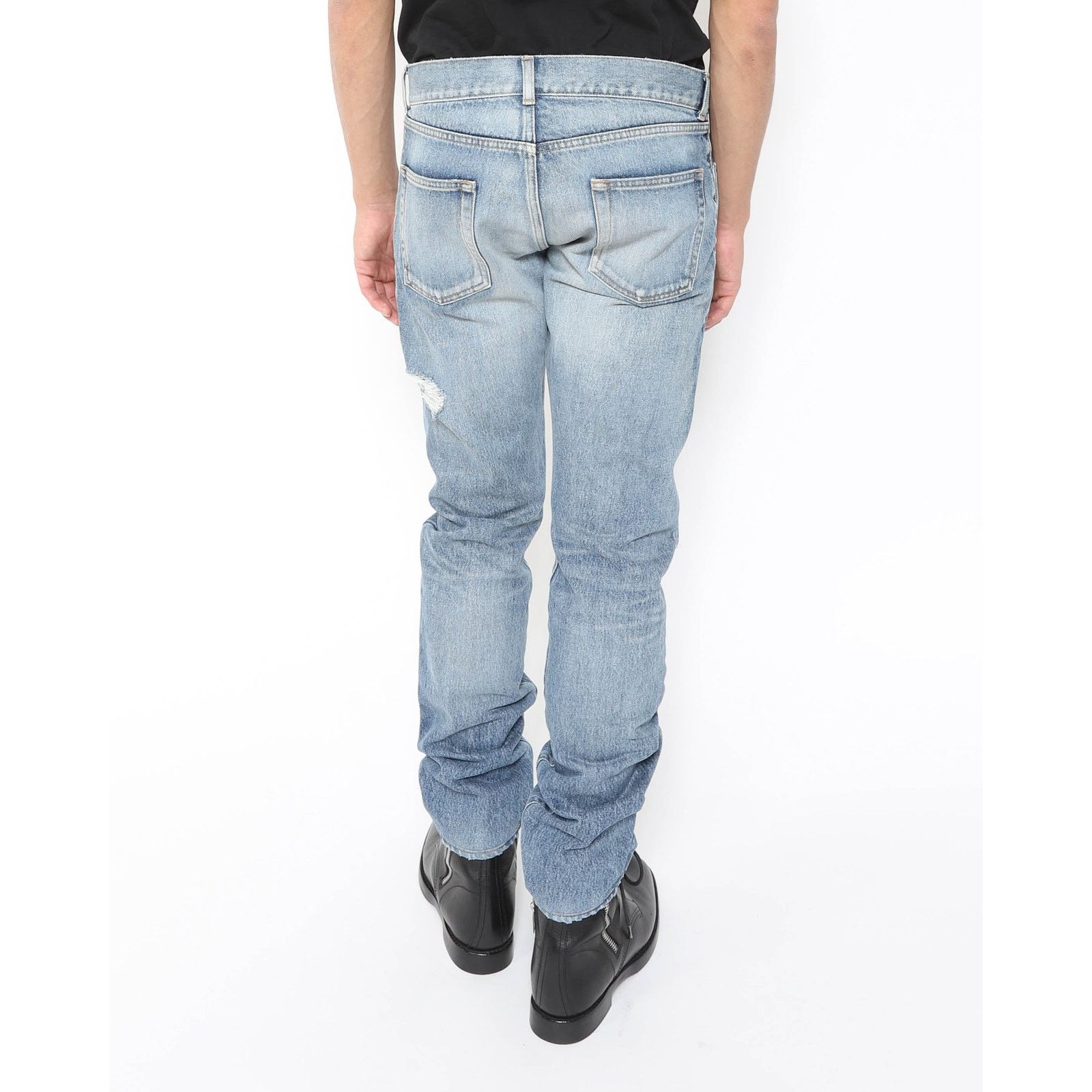 Saint Laurent Paris Distressed Denim Size US 32 / EU 48 - 6 Thumbnail