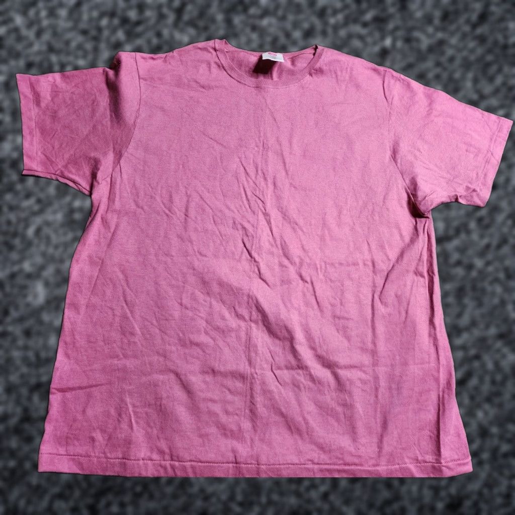 Hanes VINTAGE Hanes Her Way Shirt Womens XL Pink Graphic 90s Y2K Crew Neck Short Sleeve 100% Cotton Size XL / US 12-14 / IT 48-50 - 1 Thumbnail