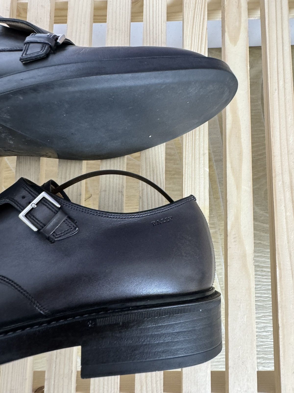 Bally Bally Switzerland double monk leather casual formal shoes Size US 9 / EU 42 - 9 Thumbnail