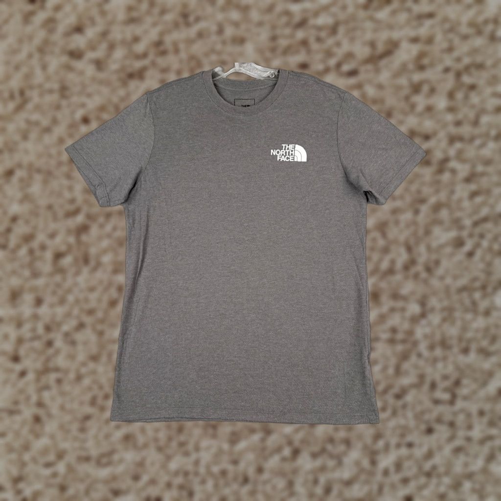 The North Face The North Face Shirt Men Medium Gray Short Sleeve Crew Neck Polyester Jersey Logo All Seasons Breathable Regular T-Shirt 80s Outdoor Mens Size US M / EU 48-50 / 2 - 1 Thumbnail