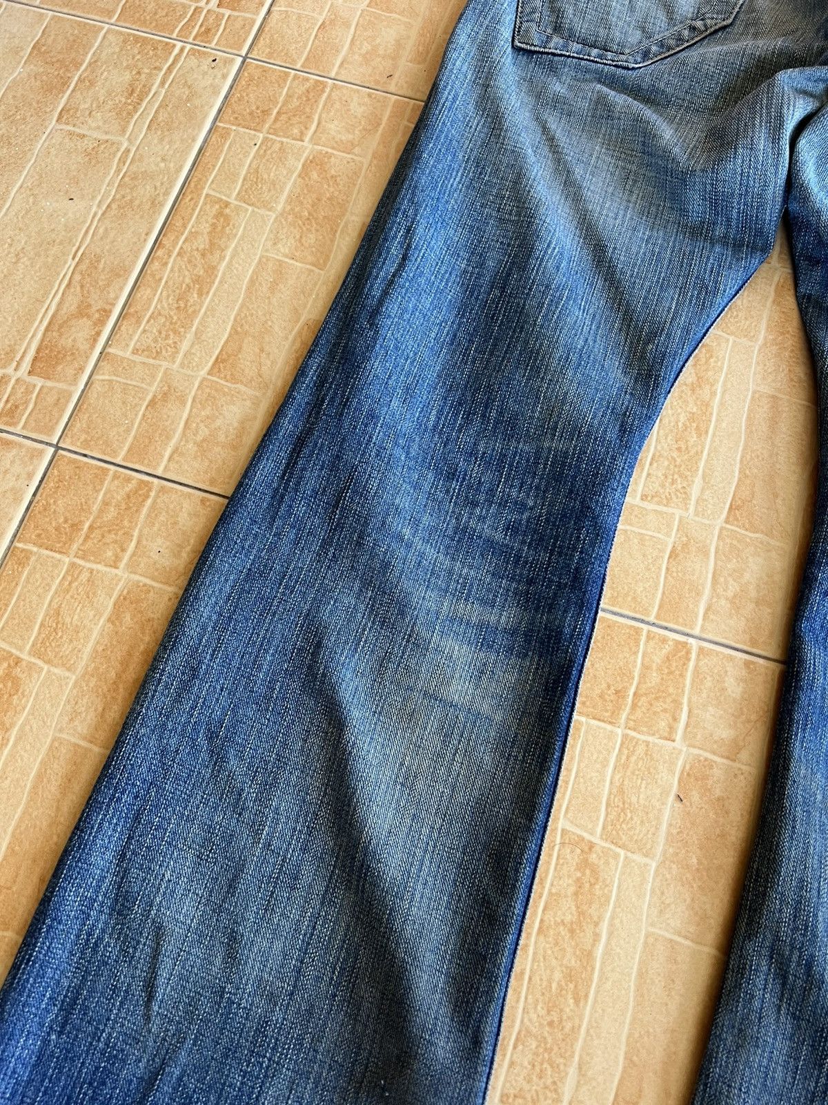 semanticdesign Semantic Designs Flare Distress Mud Wash Jean Size US 32 / EU 48 - 19 Thumbnail