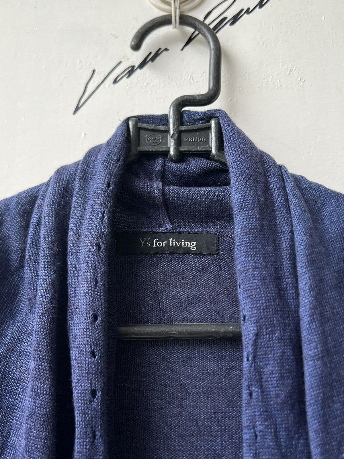 Yohji Yamamoto Y'S FOR LIVING Yohji Yamamoto Blue Cardigan Size US L / EU 52-54 / 3 - 13 Thumbnail