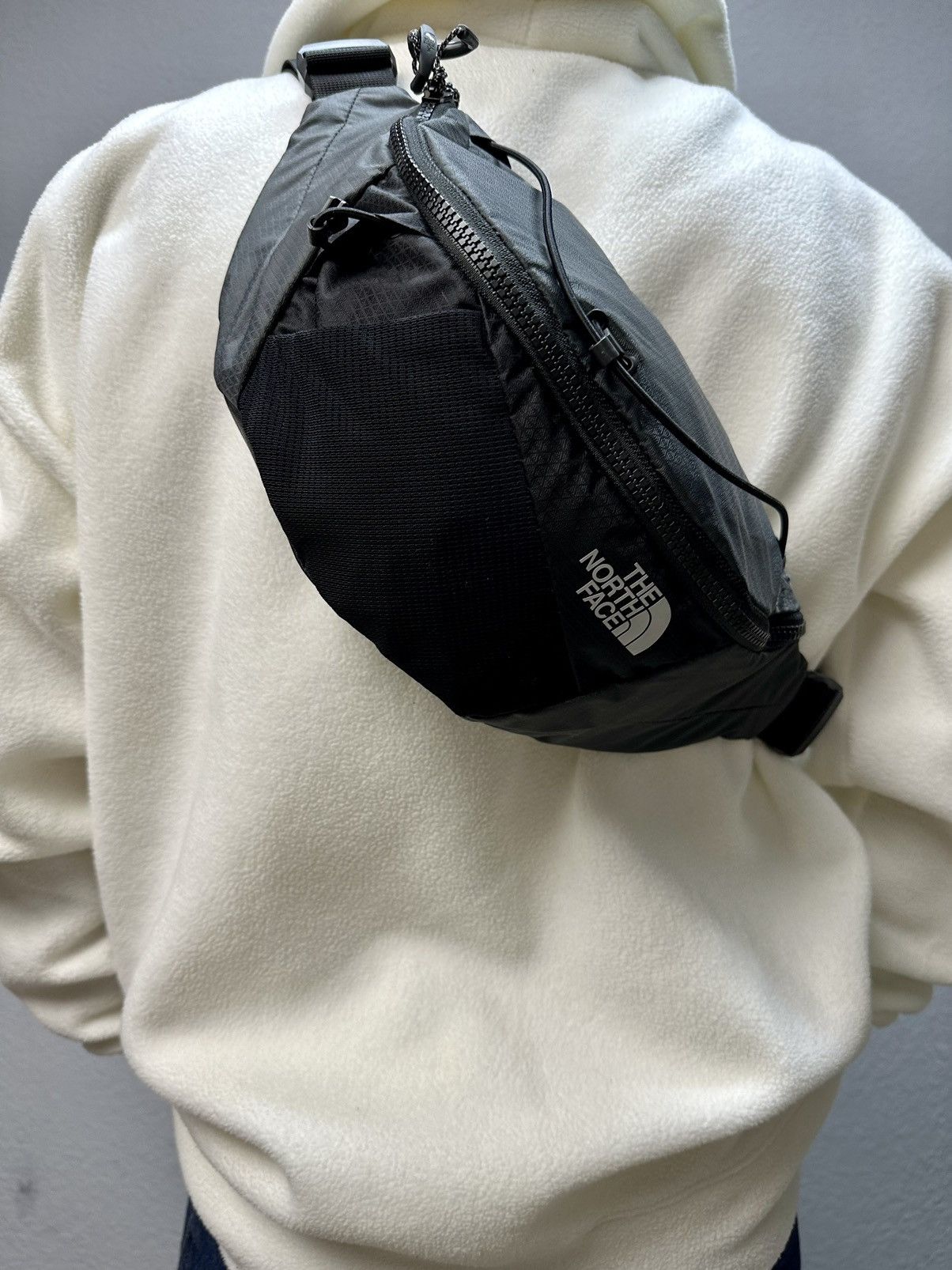 The North Face × Vintage The North Face Lumbnical Bag Black Sling Nylon Size ONE SIZE - 1 Thumbnail