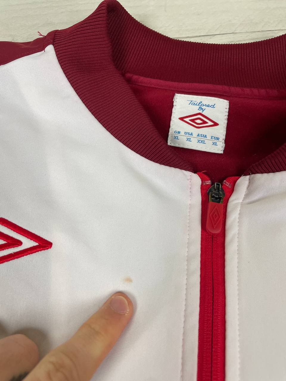 Umbro Umbro Wales 2012 2013 Training Track Top Jacket Football Size US XL / EU 56 / 4 - 7 Thumbnail