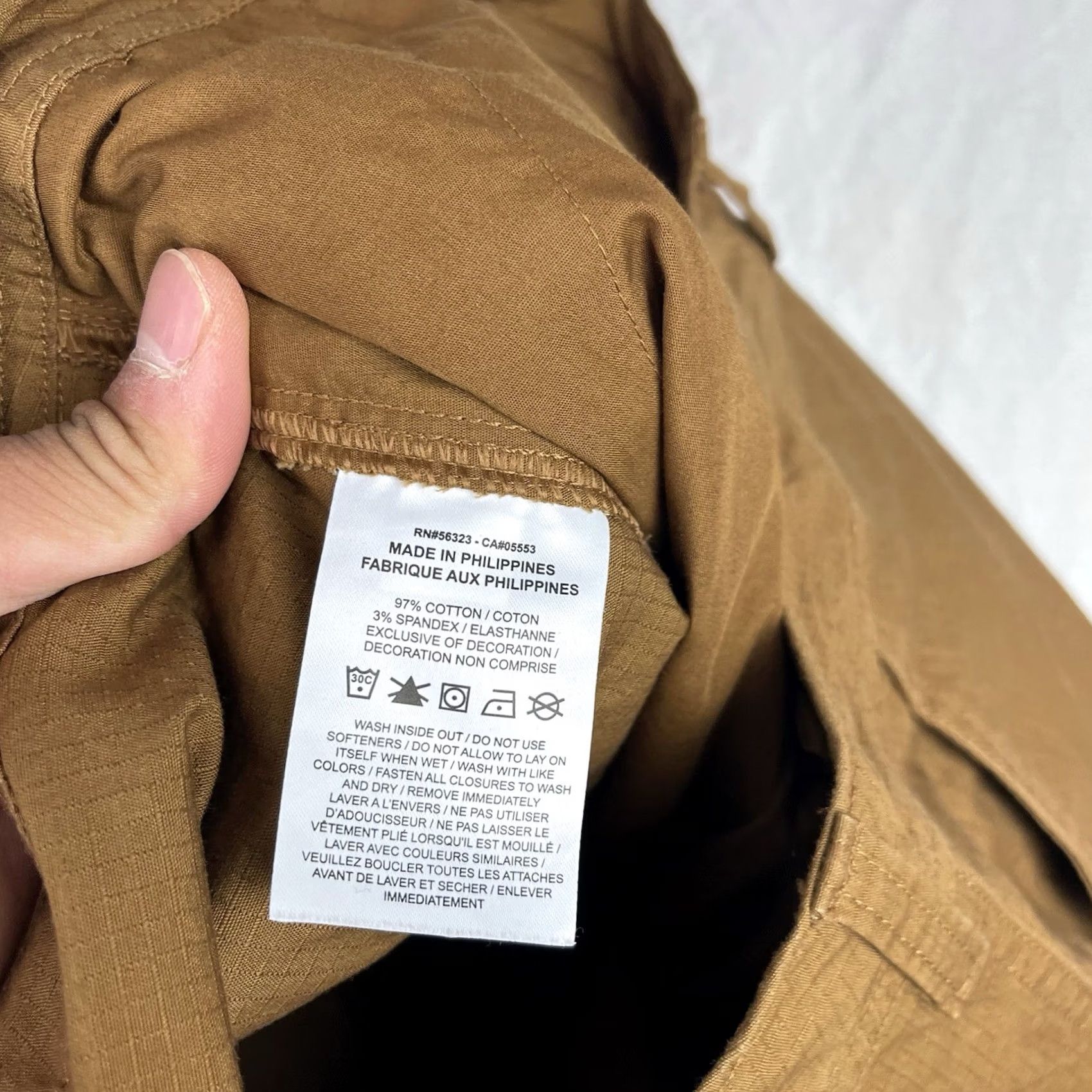 Nike Nike Cargo Pants Mens 40x30 Brown Woven Rip Stop Tactical Outdoor FZ5765-281 Pants Mens 40x30 Brown Nike Cargo Rip Stop Casual Outfitting Size US 40 / EU 56 - 6 Thumbnail
