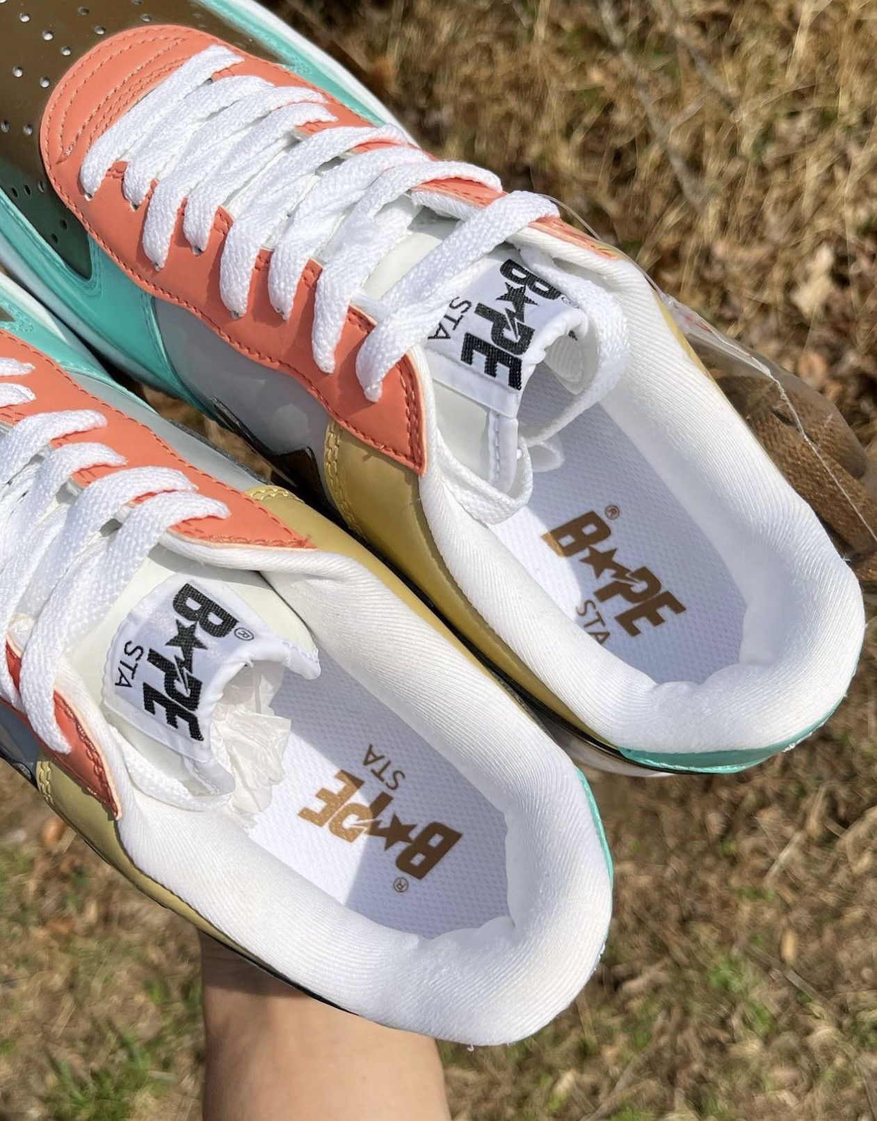 Bape Bapesta Pastel 2009 Size US 10 / EU 43 - 4 Thumbnail