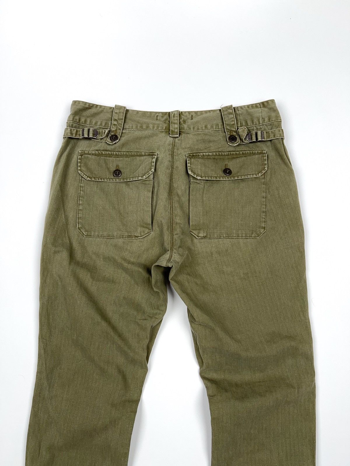 Polo Ralph Lauren Polo Ralph Lauren Military Cargo Vintage Combat Pants Battle Size US 33 - 18 Thumbnail